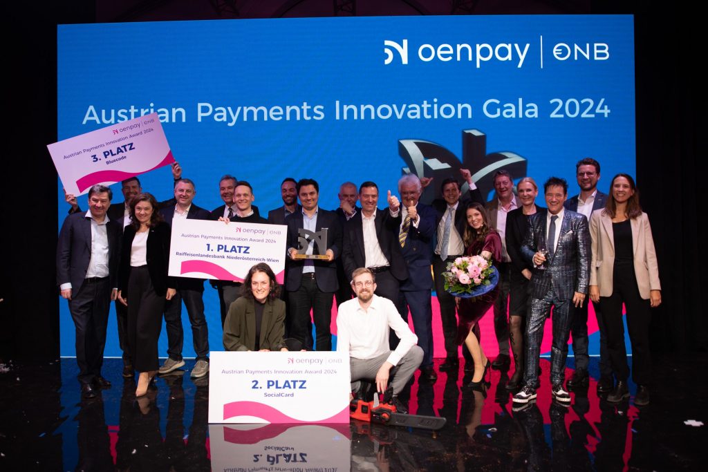 Die Gewinnerteams des diesjährigen Austrian Payments Innovation Awards 2024.